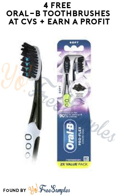 4 FREE Oral-B Toothbrushes at CVS + Earn A Profit (Account/Coupon & Ibotta Required)