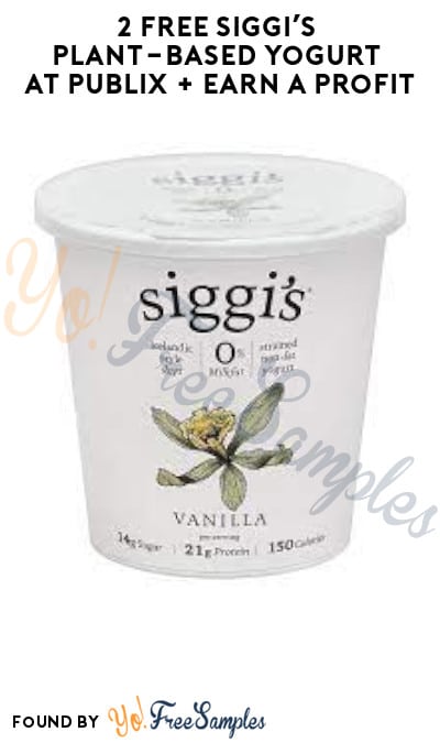 2 FREE Siggi’s Plant-Based Yogurt at Publix + Earn A Profit (Coupon + Ibotta Required)