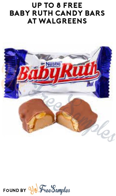 Up to 8 FREE Baby Ruth Candy Bars at Walgreens (Swagbucks Required)