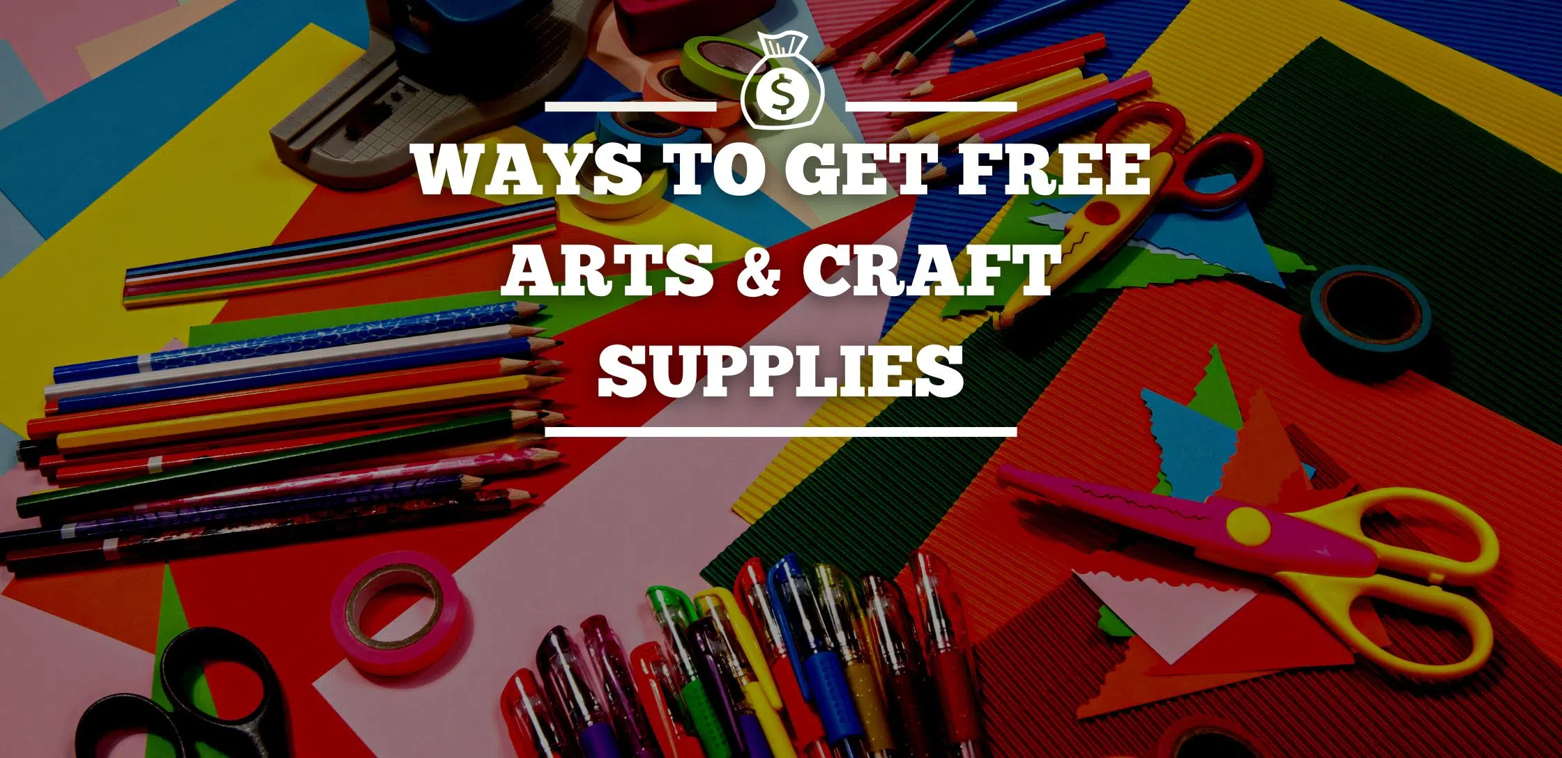 Free art supplies for art festivals