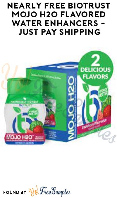 Nearly FREE BioTrust Mojo H2O Flavored Water Enhancers – Just Pay Shipping!