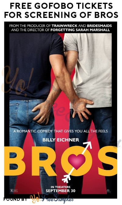 FREE Gofobo Tickets for Screening of Bros (Select Cities Only)