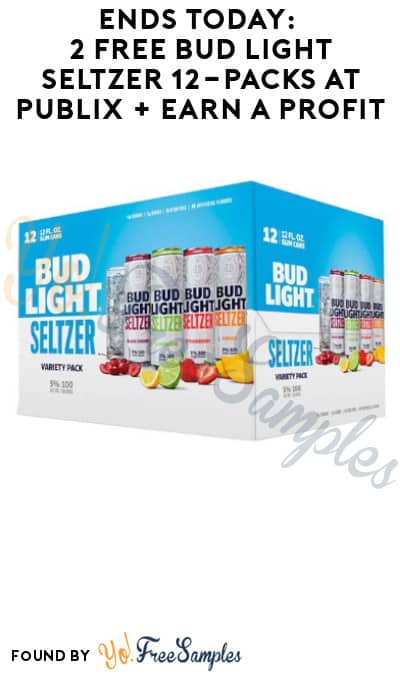 Ends Today: 2 FREE Bud Light Seltzer 12-Packs at Publix + Earn A Profit (Ages 21 & Older Only + Ibotta, BYBE & Beermoney Required)
