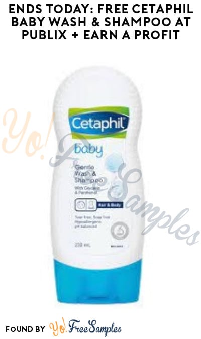 Ends Today: FREE Cetaphil Baby Wash & Shampoo at Publix + Earn A Profit (Coupon Required)