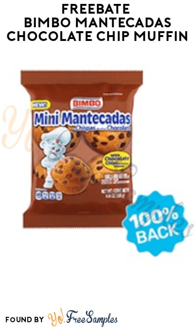 FREEBATE Bimbo Mantecadas Chocolate Chip Muffin (Fetch Rewards Required)