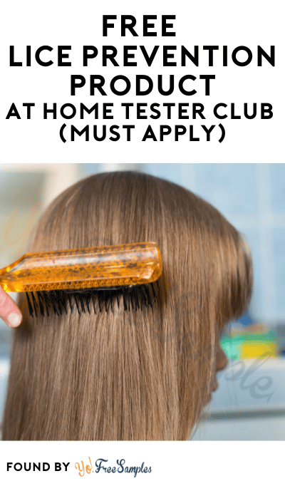 FREE Lice Prevention Product For Children At Home Tester Club (Must Apply)