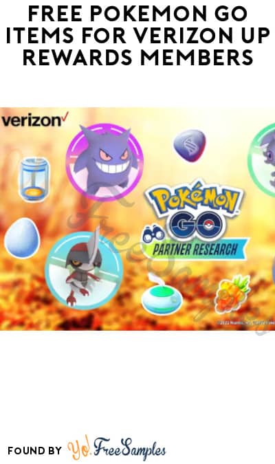 FREE Pokemon Go Items for Verizon Up Rewards Members (App Required)