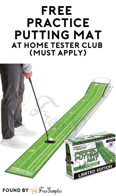 FREE Practice Putting Mat At Home Tester Club (Must Apply)