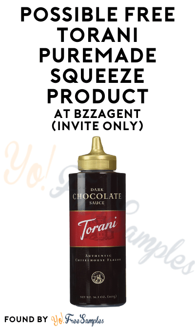 Possible FREE Torani Puremade Squeeze Product At BzzAgent (Invite Only)