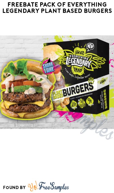 FREEBATE Pack of Everything Legendary Plant Based Burgers (Text Rebate + Venmo Required)