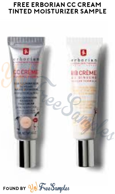 FREE Erborian CC Cream Tinted Moisturizer Sample (Social Media Required)