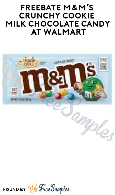 FREEBATE M&M’s Crunchy Cookie Milk Chocolate Candy at Walmart (Fetch Rewards Required)