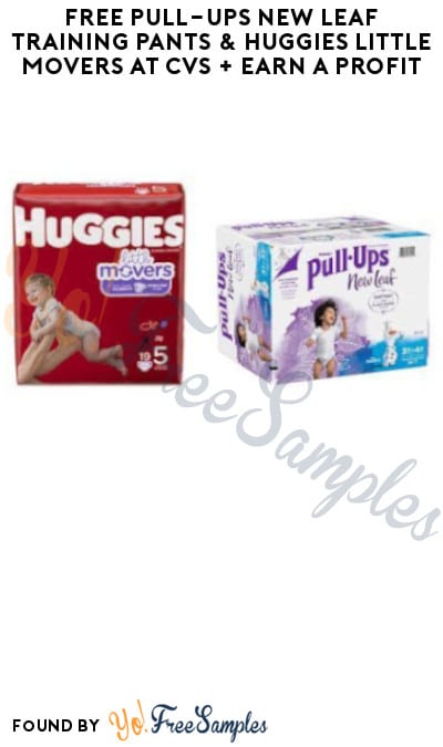 FREE Pull-Ups New Leaf Training Pants & Huggies Little Movers at CVS + Earn A Profit (Coupons, Ibotta & Fetch Rewards Required)