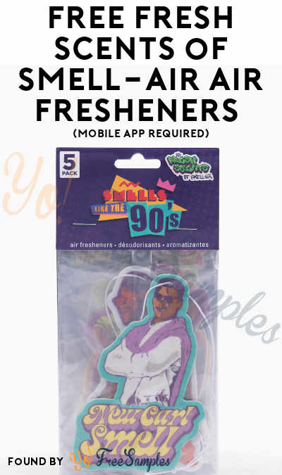 FREE Fresh Scents of Smell-Air Air Fresheners (Mobile App Required)
