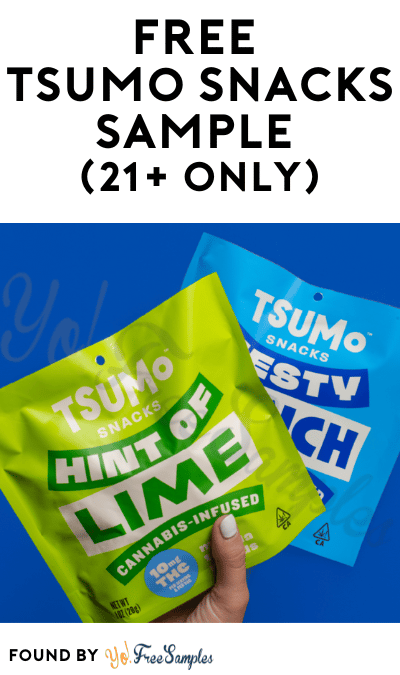 FREE TSUMo Snacks Sample (21+ Only)