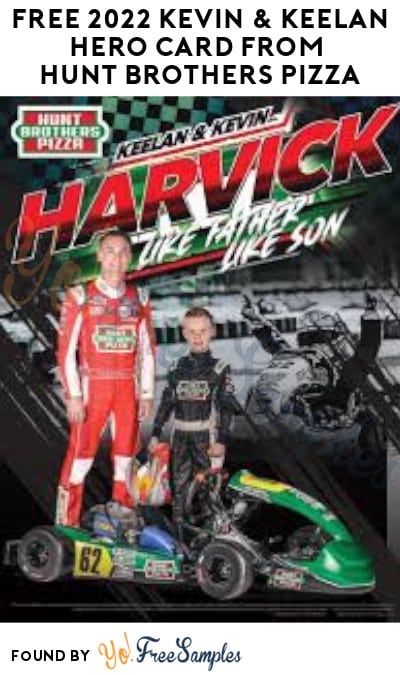 FREE 2022 Kevin & Keelan Hero Card from Hunt Brothers Pizza