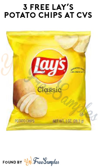 3 FREE Lay’s Potato Chips at CVS (Account/Coupon Required)