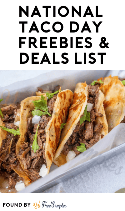 National Taco Day 2024 Freebies & Deals List