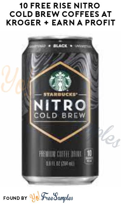 10 FREE Rise Nitro Cold Brew Coffees at Kroger + Earn A Profit (Account/Coupon & Ibotta Required)