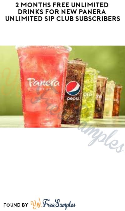 2 Months FREE Unlimited Drinks for New Panera Unlimited Sip Club Subscribers