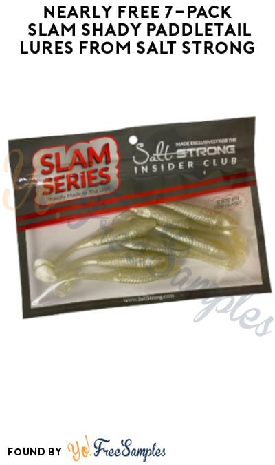 Nearly FREE 7-Pack Slam Shady Paddletail Lures from Salt Strong