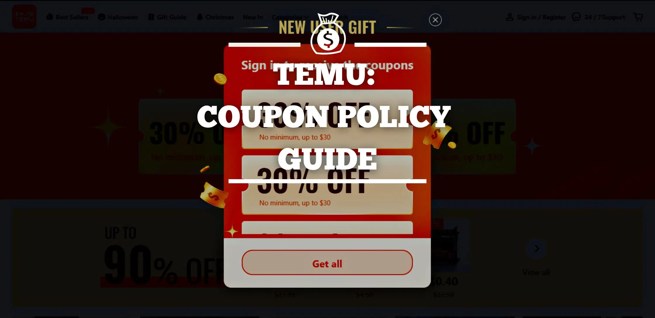 $100 + 10% OFF, Temu Coupon Code