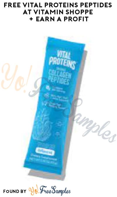 FREE Vital Proteins Peptides at Vitamin Shoppe + Earn A Profit (Shopkick Required)