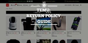 TEMU: Return Policy Guide