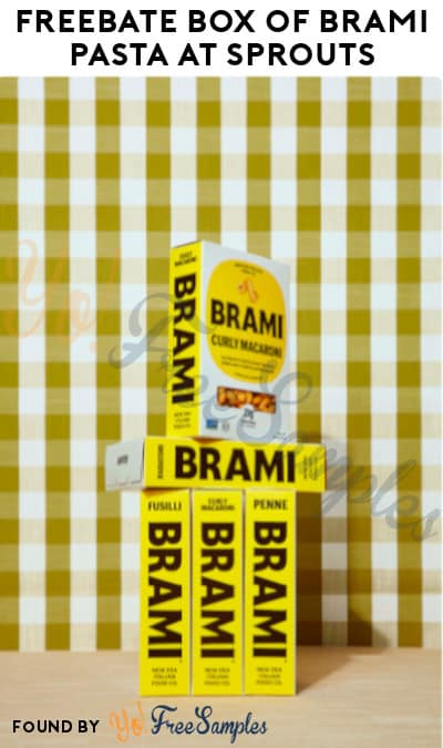 FREEBATE Box of BRAMI Pasta at Sprouts (Text Rebate + Venmo/PayPal Required)