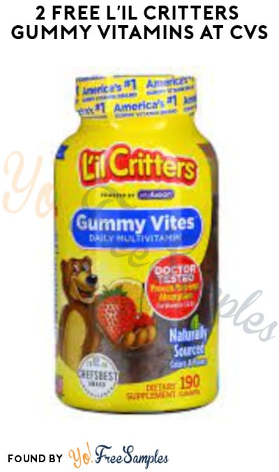 2 FREE L’il Critters Gummy Vitamins at CVS (Coupon/App Required)