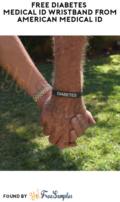 FREE Diabetes Medical ID Wristband from American Medical ID