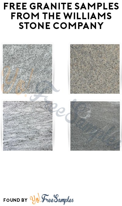 FREE Granite Samples from The Williams Stone Company