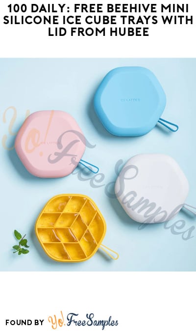100 Daily: FREE Beehive Mini Silicone Ice Cube Trays with Lid from HuBee (Code Required)