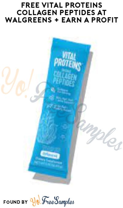 FREE Vital Proteins Collagen Peptides at Walgreens + Earn A Profit (Shopkick Required)