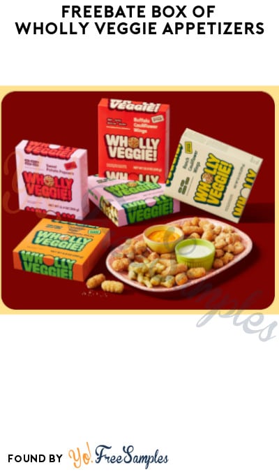 FREEBATE Box of Wholly Veggie Appetizers (Text Rebate + Venmo/PayPal Required)