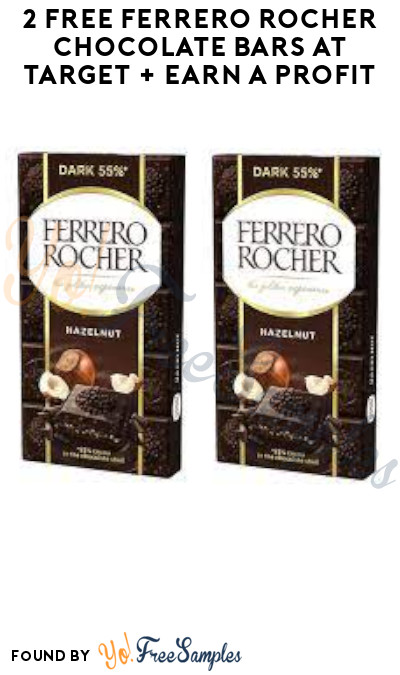 2 FREE Ferrero Rocher Chocolate Bars at Target + Earn A Profit