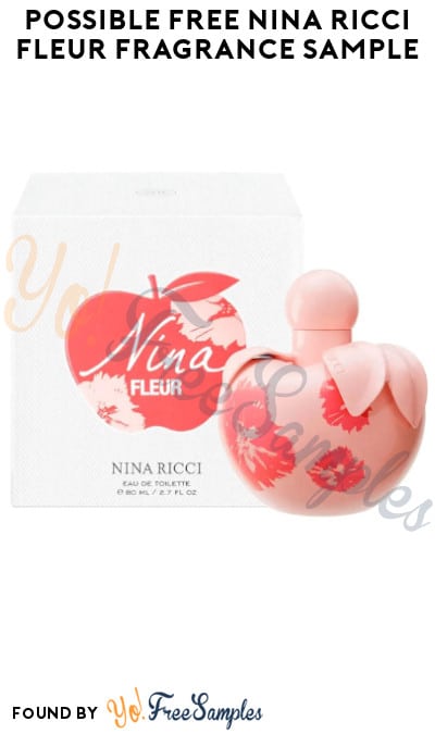 Possible FREE Nina Ricci Fleur Fragrance Sample (Social Media Required)