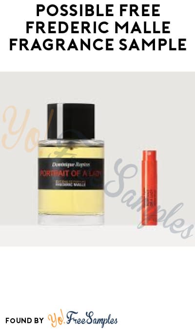 Possible FREE Frederic Malle Fragrance Sample (Social Media Required)