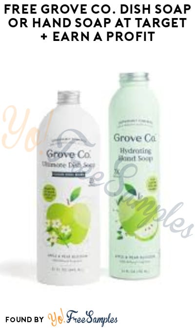 FREE Grove Co. Dish Soap or Hand Soap at Target + Earn A Profit (Shopkick Required)