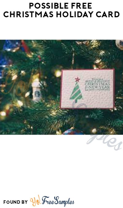 Possible FREE Christmas Holiday Card