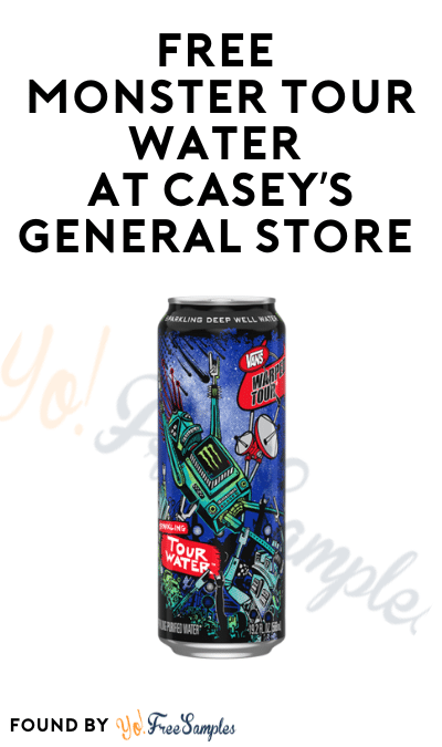 FREE Monster Tour Water at Casey’s General Store 