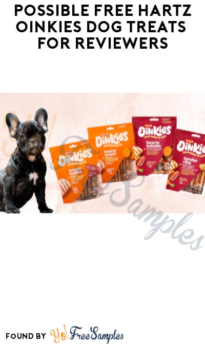 Possible FREE Hartz Oinkies Dog Treats for Reviewers (Must Apply)