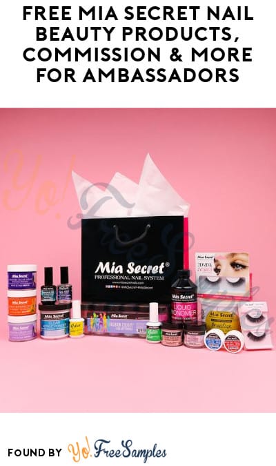 FREE Mia Secret Nail Beauty Products, Commission & More for Ambassadors (Must Apply + Shopify Account Required) 
