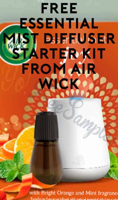 FREE Essential Mist Diffuser Starter Kit from Air Wick