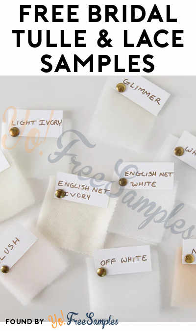 FREE Bridal Tulle & Lace Samples