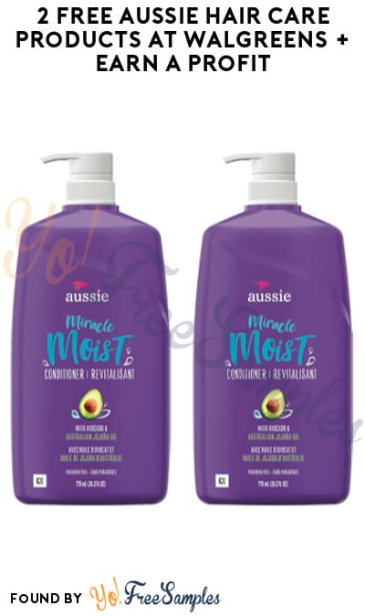 2 FREE Aussie Hair Care Products at Walgreens + Earn A Profit (Account & Ibotta Required)