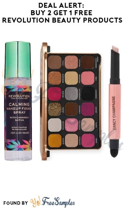DEAL ALERT: Buy 2 Get 1 FREE Revolution Beauty Products (Online Only)
