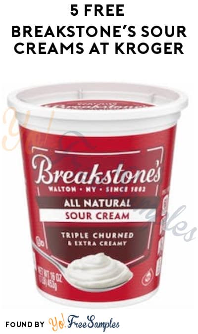 5 FREE Breakstone’s Sour Creams at Kroger (Account/Coupon & Ibotta Required)