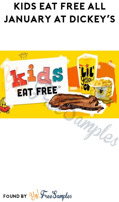 Kids Eat FREE All January at Dickey’s