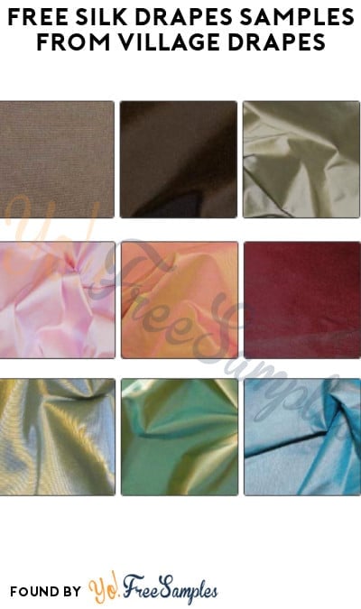 FREE Silk Drapes Samples from Village Drapes